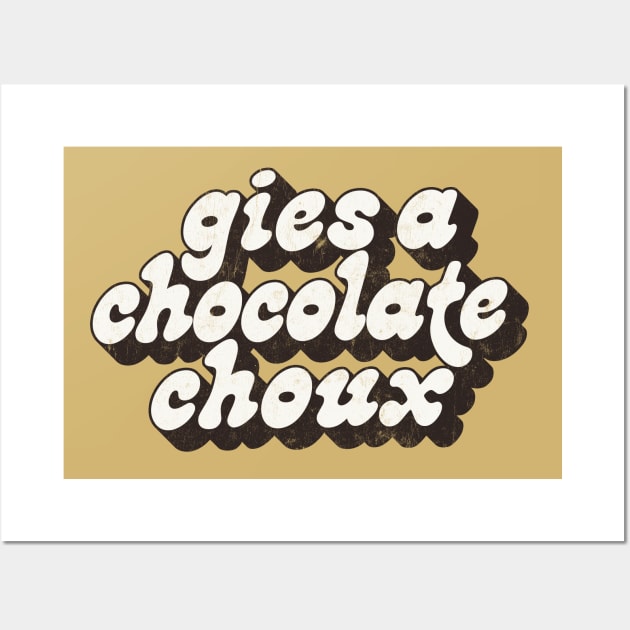 Limmy // Gies A Chocolate Choux Wall Art by DankFutura